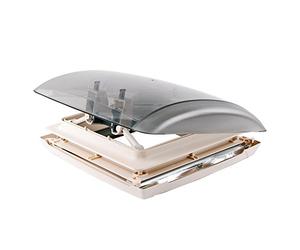 MPK Lanterneau de toit Vision Vent S Pro transparent 28 x 28 cm, épaisseur de toit 24-46 mm, 27P