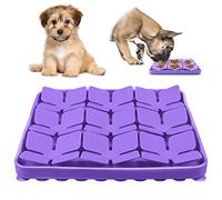 MplehDa Tapis de Chien Snuffle Mat, Silicone Gamelle d'alimentation Lente Éducatrice pour Chiens, Puzzle Toys, Tapis de Fouille