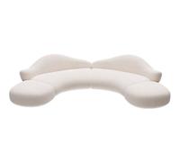 MPLFHSYOS Canapé Chenier en Forme d'arc, canapé de réception dans l'espace Lounge du Hall de l'hôtel Light Luxury Club(3m)