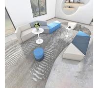 MPLFHSYOS Canapé d'accueil Moderne et Original de Forme irrégulière - rembourré Haut Gamme for Bureau Vente, Clinique Chirurgie esthétique, Salle d'attente d'entreprise, Hall d'hôtel(14)