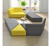 MPLFHSYOS Canapé d'accueil Moderne et Original de Forme irrégulière - rembourré Haut Gamme for Bureau Vente, Clinique Chirurgie esthétique, Salle d'attente d'entreprise, Hall d'hôtel(1)