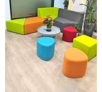 MPLFHSYOS Canapé d'accueil Moderne et Original de Forme irrégulière - rembourré Haut Gamme for Bureau Vente, Clinique Chirurgie esthétique, Salle d'attente d'entreprise, Hall d'hôtel(8)