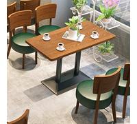 MPLFHSYOS Canapé en Cuir Style rétro, Ensemble canapé et Table Contre Un Mur, sièges de réception rembourrés, Banquette de Salle d'attente avec Dossier, for café, Restaurant Occidental(Coffee,5pcs)