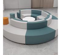 MPLFHSYOS Canapé en Forme d'arc en Forme de S, Combinaison de Salle de Lecture publique Scolaire, de réception, de Bureau et de Table Basse(A3)