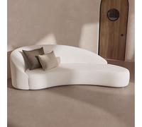 MPLFHSYOS Canapé en Forme d'arc et de Lune, canapé de négociation et de réception dans l'espace détente du Magasin de vêtements for Femmes de l'hôtel créatif et atypique(2.6m)