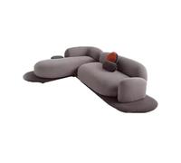 MPLFHSYOS Canapé Modulaire Moderne en Tissu for Petit Salon, Section d'angle en Forme De L avec Un Design Créatif De Galets(A5)