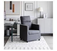 MPLFHSYOS Chaise rembourrée réglable, chaises de canapé d'ordinateur de Jeu de café Internet à Dossier Haut, Fauteuil Simple en Tissu, Conception Ergonomique(B)