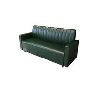 MPLFHSYOS Ensemble Table, canapé et chaises rétro for Salon de thé à Bulles, avec capitonnage à canaux, idéal for Les Restaurants, Les Salons et Les cafétérias(Green,1.8M)