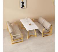 MPLFHSYOS Ensemble Table et fauteuils d'appoint, canapé, Fauteuil et Bureau Modernes et rembourrés for Salon, Salle de Lecture, Chambre, Bureau, Centre Commercial(E)