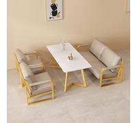 MPLFHSYOS Ensemble Table et fauteuils d'appoint, canapé, Fauteuil et Bureau Modernes et rembourrés for Salon, Salle de Lecture, Chambre, Bureau, Centre Commercial(F)