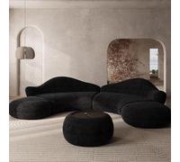 MPLFHSYOS Nouveau canapé incurvé Chenier for îlot Central, luminaire Design, Club de Luxe, Salon de beauté, Hall d'hôtel, Espace détente, réception(B 3.4m)