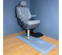 MPLFHSYOS Sièges de Bateau à Rails relevables, siège de pêche avec accoudoirs et Dossier réglable, siège Anti-Vagues Multifonctionnel for Navire, Affaires(D)