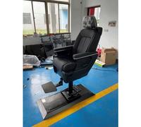 MPLFHSYOS Sièges de Bateau réglables en Alliage d'aluminium et Fibre de Verre, siège Passager de Yacht, siège de Pilotage, Dossier for Navire, Usage Professionnel(K)