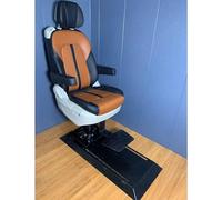 MPLFHSYOS Sièges de Bateau réglables en Alliage d'aluminium et Fibre de Verre, siège Passager de Yacht, siège de Pilotage, Dossier for Navire, Usage Professionnel(G)