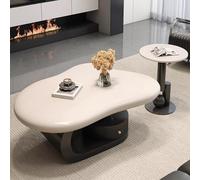 MPLFHSYOS Table Basse Moderne Forme De Nuage, Table D'appoint Unique De Style Noguchi Aux Formes Irrégulières, Idéale for Les Petits Espaces, Appartements Et Salons(C,120CM)