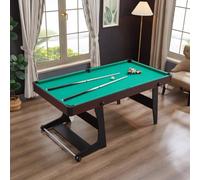 MPLFHSYOS Table Convertible 3 en 1 de Style américain : Billard, ping-Pong, Table à Manger for Usage intérieur Domestique et Commercial(A,1.85m)