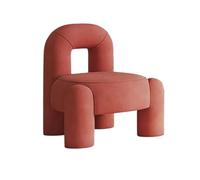 MPLFHSYOS Velvet Barrel Dining Chair with Open-Back, Curved Back Comfy Side Chair Lounge Arm Chairs for Kitchen, Dining Room, Living Room(A)