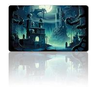 MPLR BOARD GAME Jeu de société MTG - Avec sac étanche - Bords cousus - Surface en caoutchouc lisse - MTG PlayMat avec zones (An Original Ancient Tomb Playmat) (No Zone)