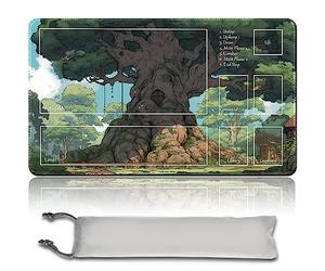 MPLR BOARD GAME Jeu De Société MTG Pad + Sac Imperméable Gratuit, TCG Solitaire Jeu De Table Pad Taille 60x35cm Tapis De Souris Compatible avec MTG TCG