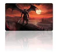 MPLR BOARD GAME MTG Playmat Free MTG Playmat Free - Sac étanche - Bords cousus - Surface en caoutchouc lisse - MTG PlayMat avec zones (original ABYSSAL Persecutor Playmat) (No Zone)