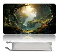MPLR BOARD GAME MTG - Tapis de jeu - Sac étanche - Bords cousus - Surface en caoutchouc lisse - Zones (Black Lotus Playmat)