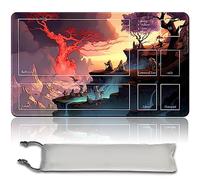 MPLR BOARD GAME Pink Tree - Jeu De Société MTG Pad + Sac Imperméable Gratuit, TCG Solitaire Jeu De Table Pad Taille 60x35cm Tapis De Souris Compatible avec MTG TCG