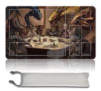 MPLR BOARD GAME Tapis de Jeu MTG pour Jeux de société + Sac imperméable Gratuit, Bords Cousus, Surface en Caoutchouc Lisse, Tapis de Jeu MTG avec Zones (Original Slivers Playing Poker Playmat)