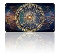 MPLR BOARD GAME Tapis de jeu MTG + sac étanche gratuit, bords cousus, surface en caoutchouc lisse, MTG PlayMat avec zones (An Original MTG Playmat) (No Zone)