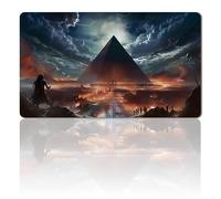 MPLR BOARD GAME Tapis de jeu MTG + sac étanche gratuit, bords cousus, surface en caoutchouc lisse, MTG PlayMat avec zones (An Original Angel of Flight Albâtre) (All is Dust-No Zone)
