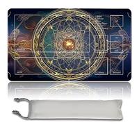 MPLR BOARD GAME Tapis de jeu MTG + sac étanche gratuit, bords cousus, surface en caoutchouc lisse, MTG PlayMat avec zones (An Original MTG Playmat) (avec zone)