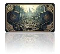 MPLR BOARD GAME Tapis de jeu MTG + sac étanche gratuit, bords cousus, surface en caoutchouc lisse, MTG PlayMat avec zones (An Original MTG Playmat) (No Zone)