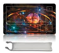 MPLR BOARD GAME Tapis de jeu MTG + sac étanche gratuit, bords cousus, surface en caoutchouc lisse, MTG PlayMat avec zone (An Original MTG Playmat) (avec zone, Armillary Sphere)