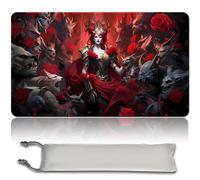 MPLR BOARD GAME Tapis de jeu MTG + sac étanche gratuit, bords cousus, surface en caoutchouc lisse, MTG PlayMat avec zones (An original Black Lotus Playmat) (INNISTRAD Crimson Vow - No Zone)