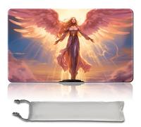 MPLR Tapis de Jeu MTG avec Sac Étanche Gratuit - Surface en Caoutchouc Lisse, Bords Cousus - PlayMat avec Zone (An Original MTG Playmat) (No Zone, AVACYN, Angel of Hope)