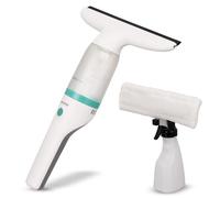 MPM Aspirateur de fenêtre MDS-01 - Aspirateur de fenêtre qui aspire automatiquement l'eau - Sans traces ni taches d'eau - 40 minutes d'autonomie avec une charge