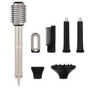 MPM Brosse à air chaud 7 en 1 avec moteur BLDC 1500 W et poignée rabattable | Brosse Sèche-Cheveux Hairstyler 110000RPM Ionisation 2 Niveaux d'Air 3 Températures Diffuseur pour Boucler Câble Rotatif 1.8M