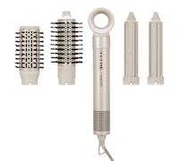 MPM Coiffeur 5 en 1 1200-1400W BLDC Effet Coanda MLW-27 | 5 embouts : 2 embouts en aluminium, brosse ronde, brosse ovale et embout de séchage