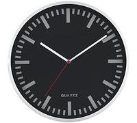 MPM Horloge Murale avec Bruit de tic-tac en métal au Design Clair - Belle décoration comme Horloge de Cuisine ou Horloge Murale pour Le Salon