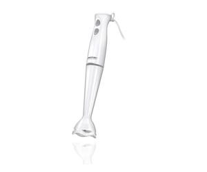 Mpm mbl-18 mixeur plongeant, bras mélangeur amovible, lames en acier inoxydable, 2 vitesses 200w blanc