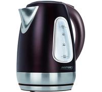 MPM MCZ-55 Bouilloire électrique 1,7L, Arrêt automatique, Sans fil, Acier inoxydable sans BPA Noir