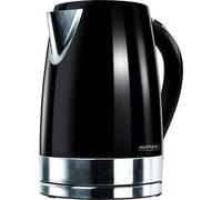 MPM MCZ-58/C Bouilloire électrique 1,7L, Arrêt automatique, Sans fil, Acier inoxydable sans BPA Noir