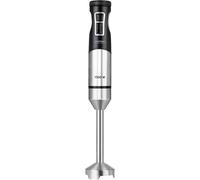 MPM - Mixeur plongeant en acier inoxydable - Mixeur avec réglage de la vitesse et fonction turbo - 1500 W - Noir, MBL-33M