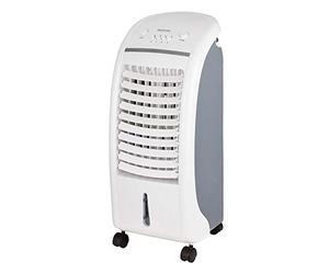 MPM MKL-02 Refroidisseur d'air portable avec contrôle de la température par évaporation Humidificateur de purification d'air oscillant 6L conteneur 65 Blanc