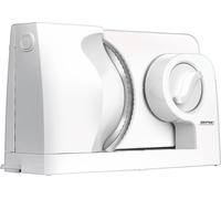MPM MKR-05 Trancheuse électrique universelle Épaisseur de coupe réglable jusqu'à 15 mm, protection des doigts Blanc