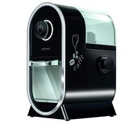 MPM MMK-05 Moulin à Café Professionnel, Système de Meules en Acier, Broyeur 17 Réglages de Mouture, 60g /min Café pour Toutes les Cafetières, Minuterie, Capacité 60g, 100W