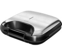 MPM MOP-19M Machine à sandwich électrique pour 2 sandwichs, réglage automatique de la température, acier inoxydable noir/argenté