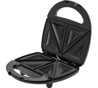 MPM MOP-26M Machine à sandwich électrique pour 2 sandwichs, réglage automatique de la température, acier inoxydable noir/argenté