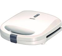 MPM MOP-27 Machine à sandwich électrique pour 2 sandwichs, réglage automatique de la température, acier inoxydable blanc