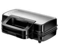 MPM MOP-43M Appareil à Sandwichs 3 en 1, Plaques Interchangeables, Appareil à Croque Monsieur, Gaufrier Belge, Grill pour Viande et Poisson, Contrôleur de Température Automatique, 1000W