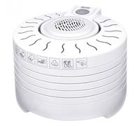 MPM Déshydrateur alimentaire électrique MSG-01 – 5 plateaux 28 cm, sans BPA, 250W – Blanc